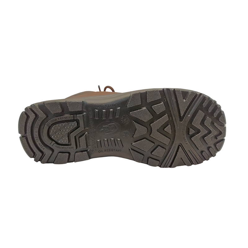 Sapatas de segurança protetoras de couro SS206 Nubuck Sapatas de segurança protetoras de couro SS206 Nubuck
