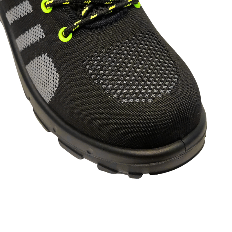 SS401 Sapatos de segurança Flyknit respiráveis e antiderrapantes SS401 Sapatos de segurança Flyknit respiráveis e antiderrapantes