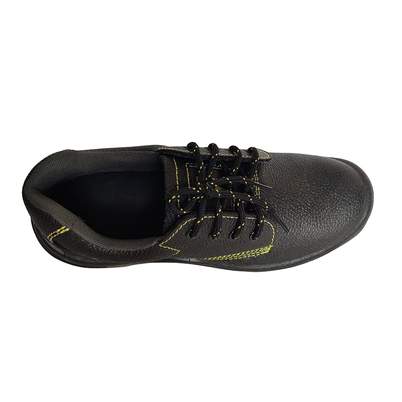 Sapatos de segurança de couro de vaca antifuros de metal SS603 Sapatos de segurança de couro de vaca antifuros de metal SS603
