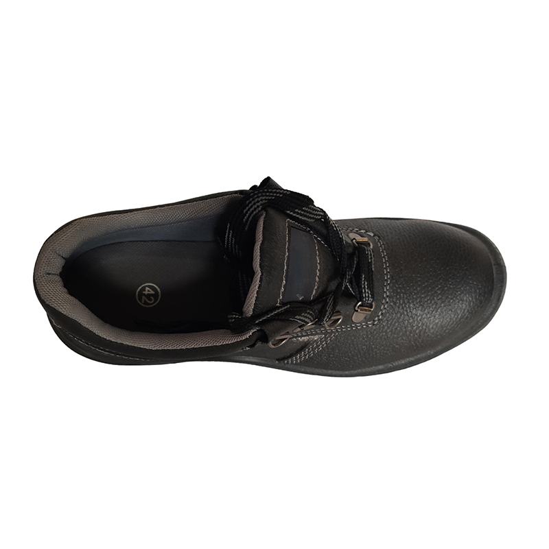 Sapatas protetoras do dedo do pé de aço do couro de vaca de duas camadas SS604 Sapatas protetoras do dedo do pé de aço do couro de vaca de duas camadas SS604