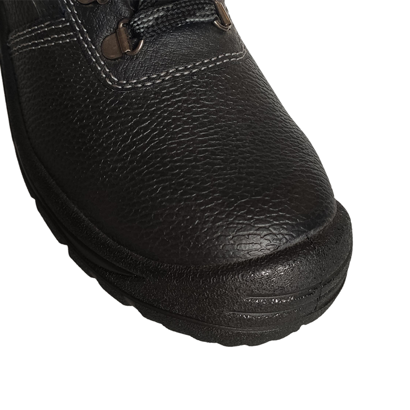 Sapatas protetoras do dedo do pé de aço do couro de vaca de duas camadas SS604 Sapatas protetoras do dedo do pé de aço do couro de vaca de duas camadas SS604