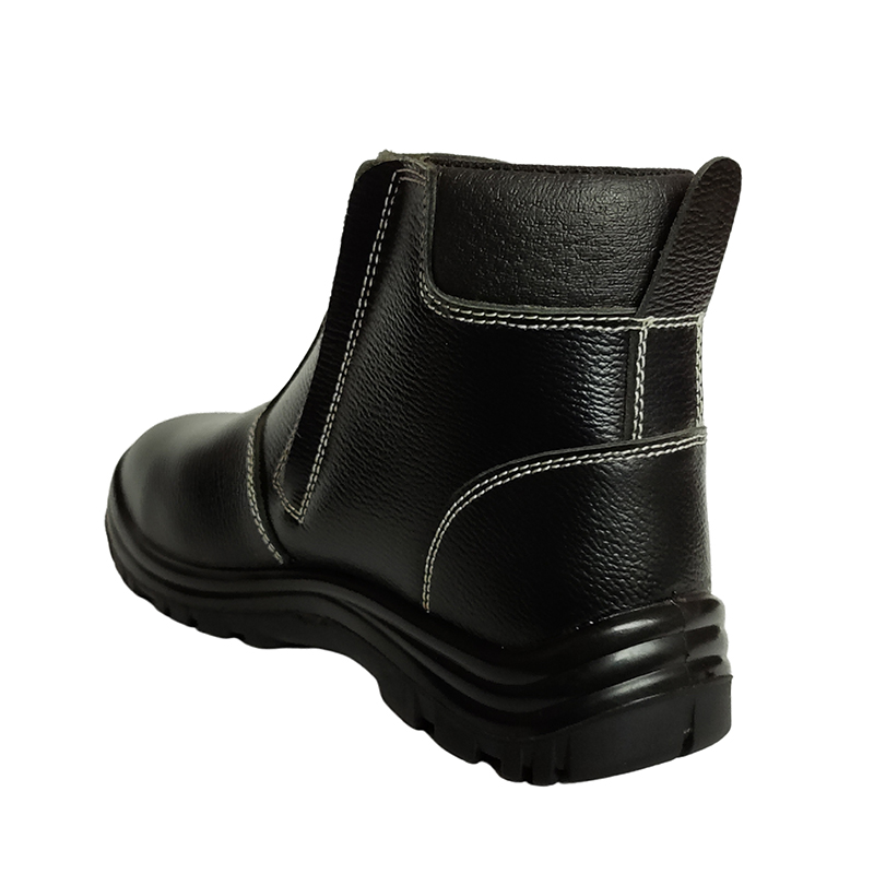 SS626 Sapatos de proteção de couro de grão integral com absorção de choque resistente ao desgaste SS626 Sapatos de proteção de couro de grão integral com absorção de choque resistente ao desgaste